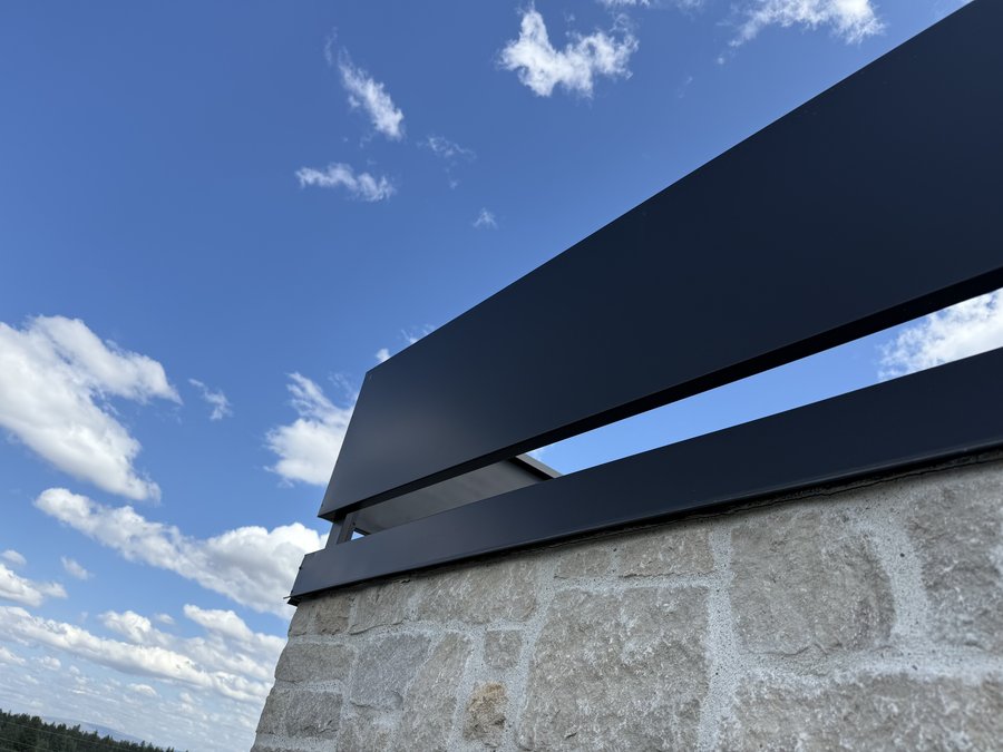 Custom flashing fabricated in-house at the Caliber Metal shop